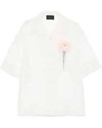 Simone Rocha - Carnation Pocket Boxy Shirt - Lyst