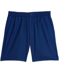 Ami Paris - Straight-Leg Wool Shorts - Lyst