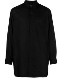 Yohji Yamamoto - Drop-shoulder Classic-collar Shirt - Lyst