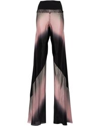 Rick Owens - Gradient-effect Panelled Palazzo Pants - Lyst