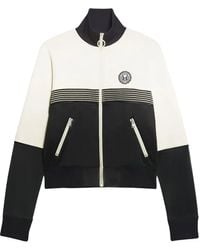 Ami Paris - Stripe-print Zipped Cardigan - Lyst