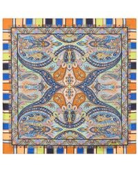 Etro - Silk Pocket Square - Lyst