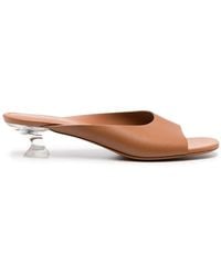 Tod's - Leather Mule Sandals - Lyst