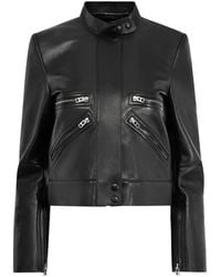 Tom Ford - Nappa Leather Racer Jacket - Lyst