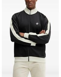 Guess - Panelled Zip-Up Track Top - Lyst