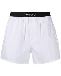 Tom Ford - Logo-waistband Cotton Boxers - Lyst