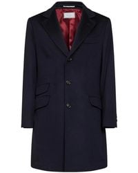 Brunello Cucinelli - Single-Breasted Notch-Lapel Coat - Lyst