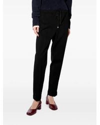 Liviana Conti - Drawstring Pintuck-Detail Trousers - Lyst