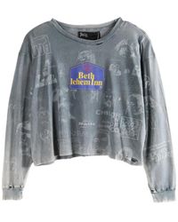 PALY - Bethlehem Graphic-Print Distressed T-Shirt - Lyst
