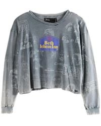 PALY - Bethlehem Graphic-Print Distressed T-Shirt - Lyst