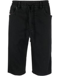 DIESEL - Straight-Leg Denim Bermuda Shorts - Lyst