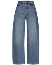 JNBY - Barrel-Leg Wide-Leg Jeans - Lyst