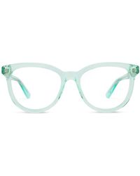 Gucci - Brille Mit Eckigem Gestell - Lyst