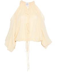 ANDAMANE - Top Con Cordones Y Hombros Descubiertos - Lyst