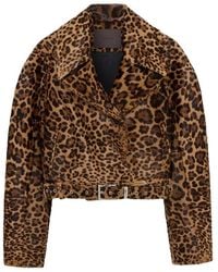 16Arlington - Nolan Leopard-Print Jacket - Lyst