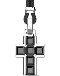 Zancan - Sterling Zilveren Halsketting Met Cross-Hanger - Lyst