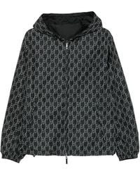 Emporio Armani - Veste Réversible À Motif Monogrammé - Lyst