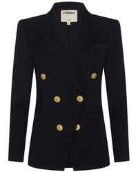 L'Agence - Kyomi Button Blazer - Lyst