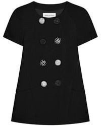 Dries Van Noten - Short-Sleeve Jacquard Blazer - Lyst