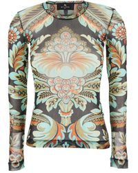 Etro - Paisley Print Top - Lyst