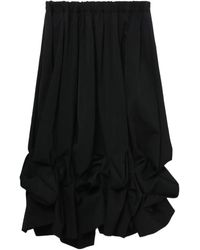 Comme des Garçons - Ruffled Midi Skirt - Lyst