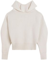 Givenchy - Slashed Trui Van Wol En Kasjmier - Lyst
