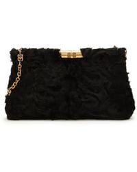 Dolce & Gabbana - Clutch Mit Gebürstetem Effekt - Lyst
