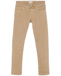 Jacob Cohen - Nick Logo-Patch Slim-Fit Jeans - Lyst