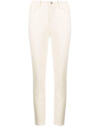 J Brand Halbhohe Cropped-Jeans - Natur