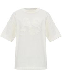 AllSaints - Insignia Etta Logo-Appliqué T-Shirt - Lyst