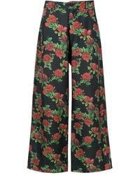 Amir Slama - Floral-Pattern Culotte Trousers - Lyst