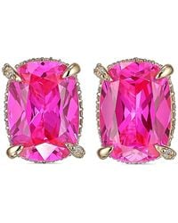 Anabela Chan - 18Kt Cushion Wing Sapphire Earrings - Lyst