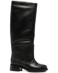 ADRIANNA FERETTI - Round-Toe Knee-High Boots - Lyst