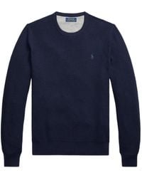 Polo Ralph Lauren - Crew-Neck Embroidered-Logo Sweater - Lyst