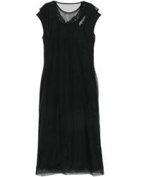 Simone Rocha - Crystal-Embellished Lace-Trim Midi Dress - Lyst