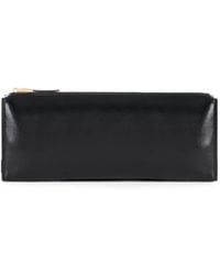 Elisabetta Franchi - Faux-Leather Clutch Bag - Lyst