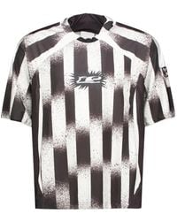 le PERE - Torn Stripe-Print T-Shirt - Lyst