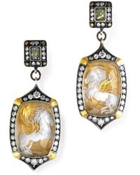 Sevan Bıçakçı - Embellished Diamond And Rock Crystal Pegasus Earrings - Lyst