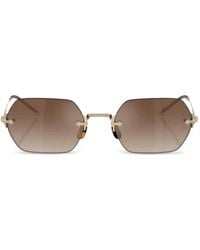 Oliver Peoples - Tk-13 Geometric-Frame Sunglasses - Lyst