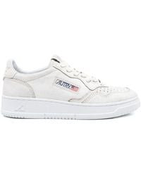 Autry - Medalist Perforated Leather Sneakers - Lyst