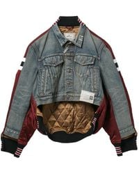 Maison Mihara Yasuhiro - Panelled Denim Jacket - Lyst