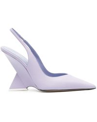 The Attico - Cheope 105mm Slingback Pumps - Lyst