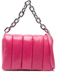 Stand Studio - Hera Quilted Leather Clutch Bag - Lyst