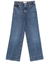 FRAME - The Slice Flared Jeans - Lyst