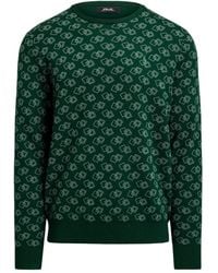 Ralph Lauren - Geometric-Pattern Crew Neck Sweater - Lyst