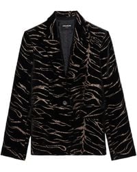 Zadig & Voltaire - Blazer Vavy A Righe - Lyst