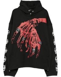 THUG CLUB - Graphic-Print Snap-Button Hoodie - Lyst
