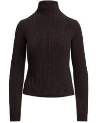 Ralph Lauren - Pointelle-Knit Cashmere Sweater - Lyst