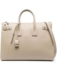 Saint Laurent - Sac De Jour Thin Leren Shopper - Lyst