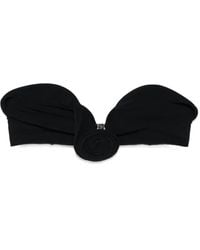 Magda Butrym - Rose-Appliqué Bikini Top - Lyst